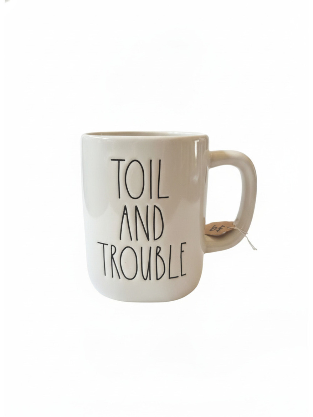 Rae Dunn Toil and Trouble Ceramic Coffee Mug